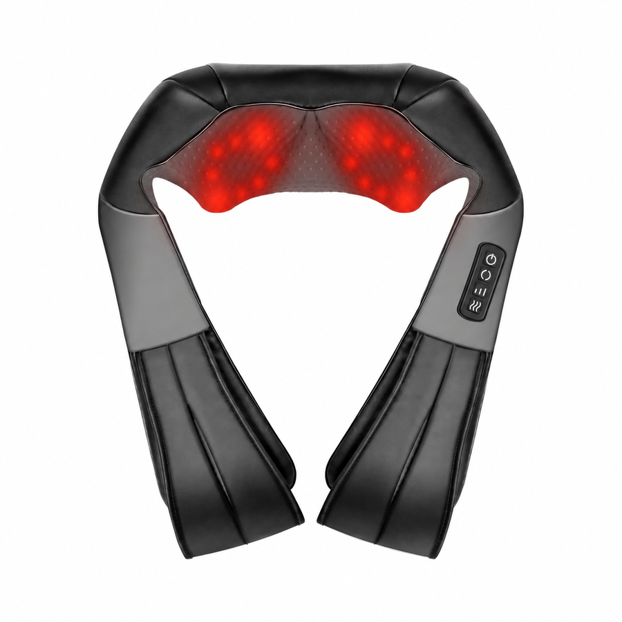 Black corded shiatsu neck and shoulder massager