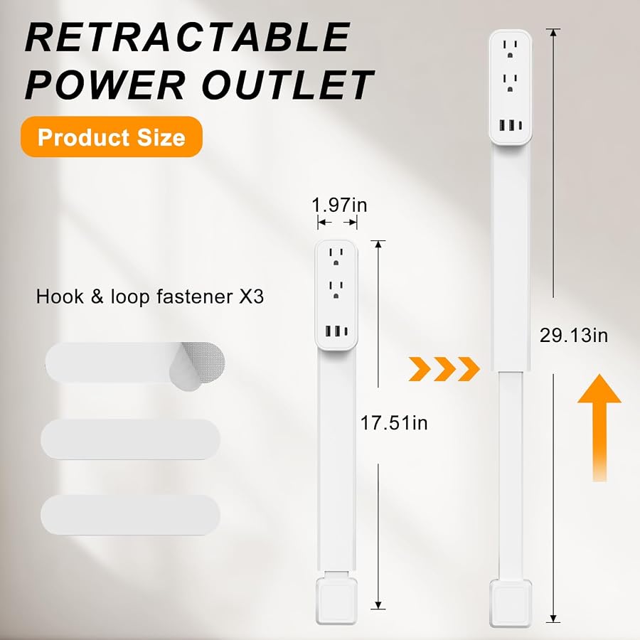Outlet extender: adjustable dimensions