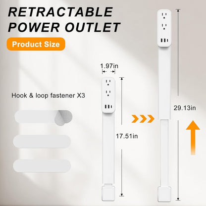 Outlet extender: adjustable dimensions