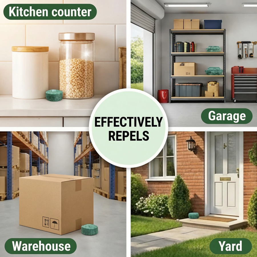 Kitchen, garage, warehouse and yard placement guide