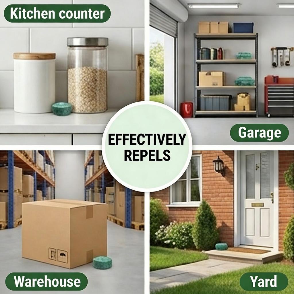 Peppermint tablets for the kitchen, garage, storage areas and yard
