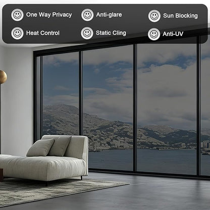 Window film features: privacy, glare, heat and UV control