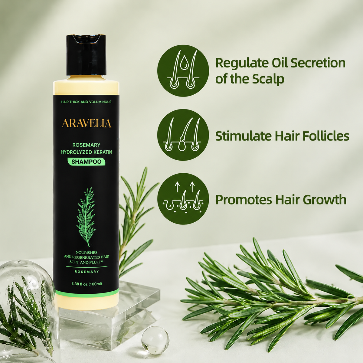 Rosemary shampoo and scalp-care overview