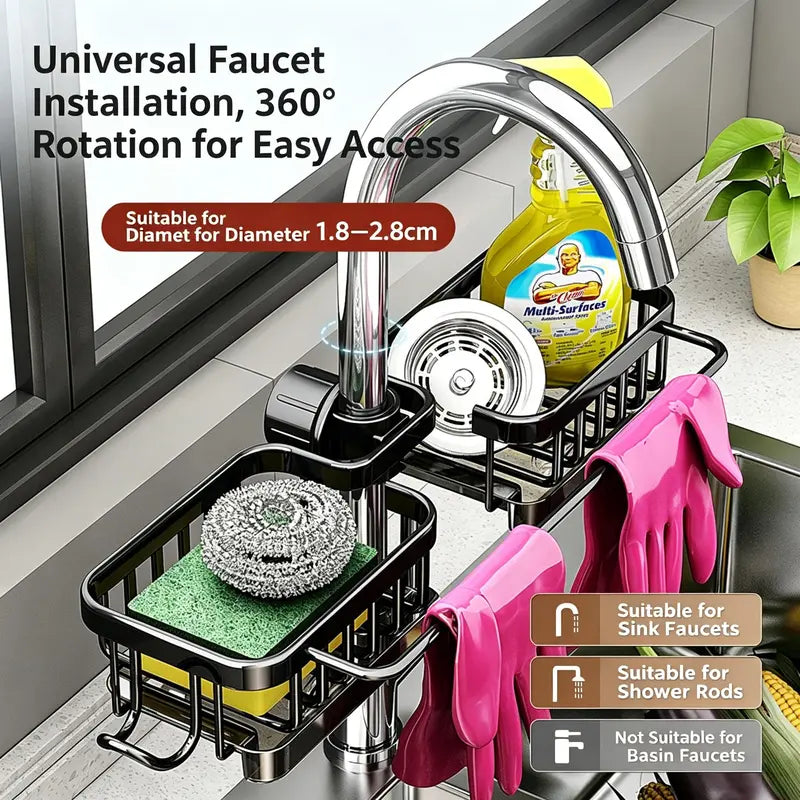 Faucet attachment and round-pipe compatibility