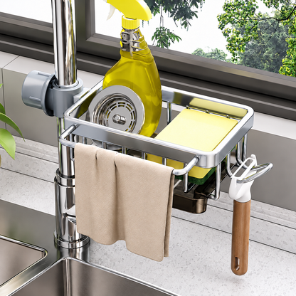 Silver organizer with right-side rail