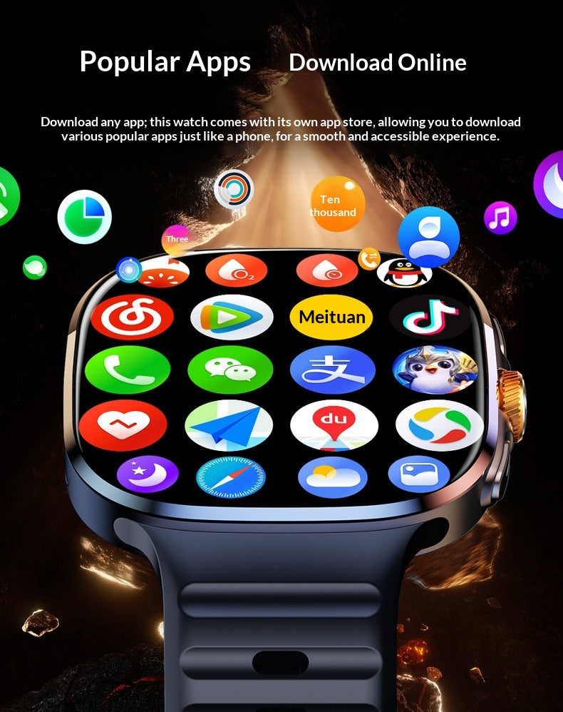 Android smartwatch app interface
