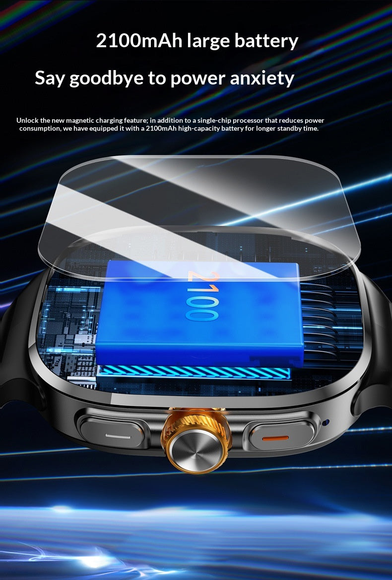 2100mAh smartwatch battery illustration