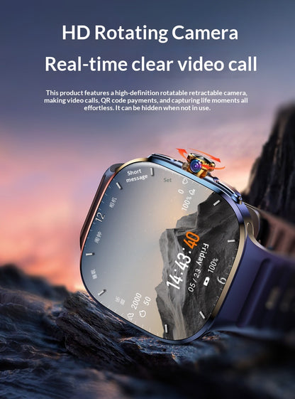 Rotating camera on the smartwatch case