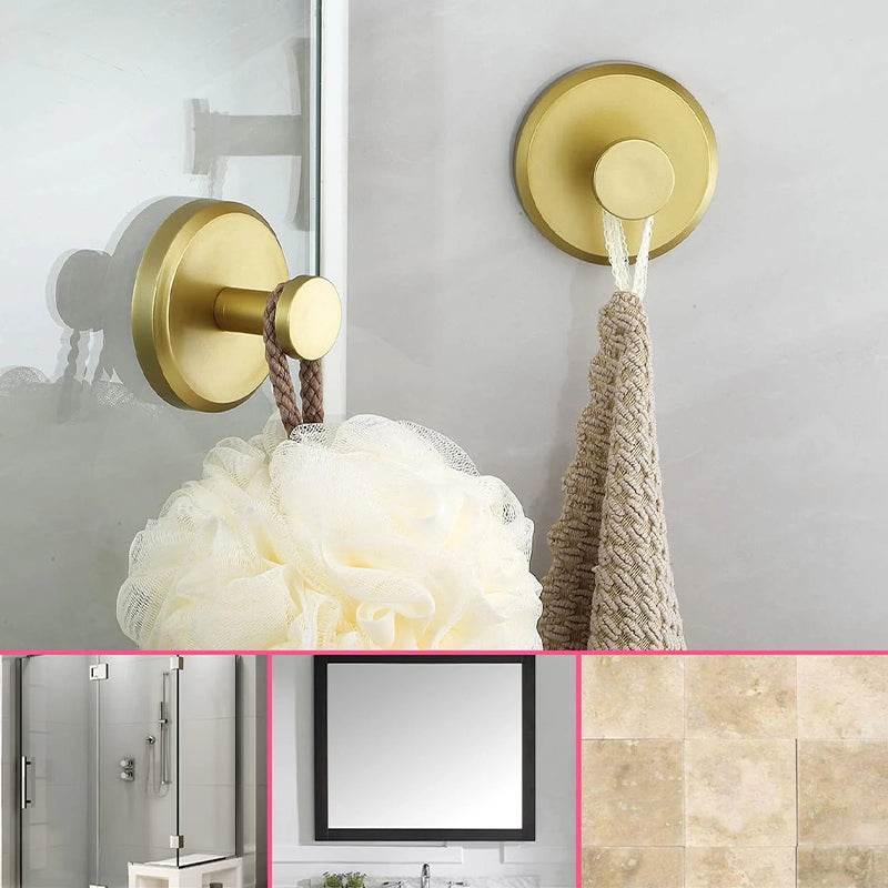 Suction hooks for smooth bathroom surfaces