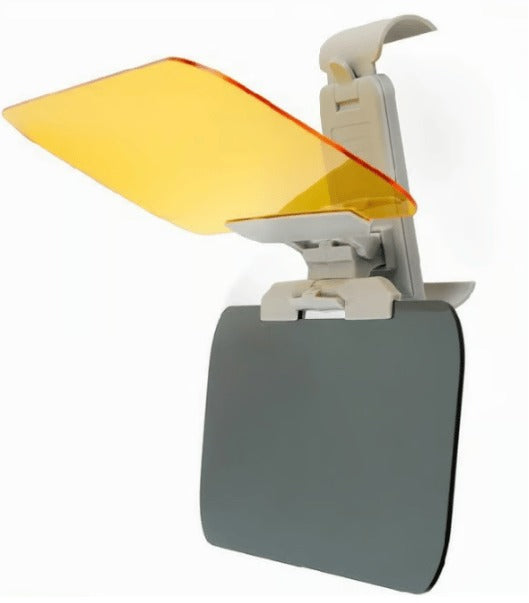 Dual tinted panels and mounting clip