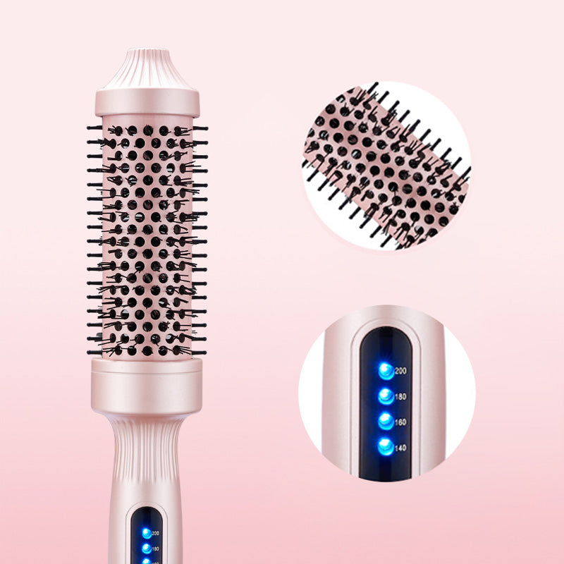 Round bristles and four adjustable heat levels