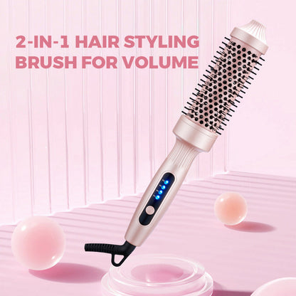 2-in-1 thermal hair styling brush for volume