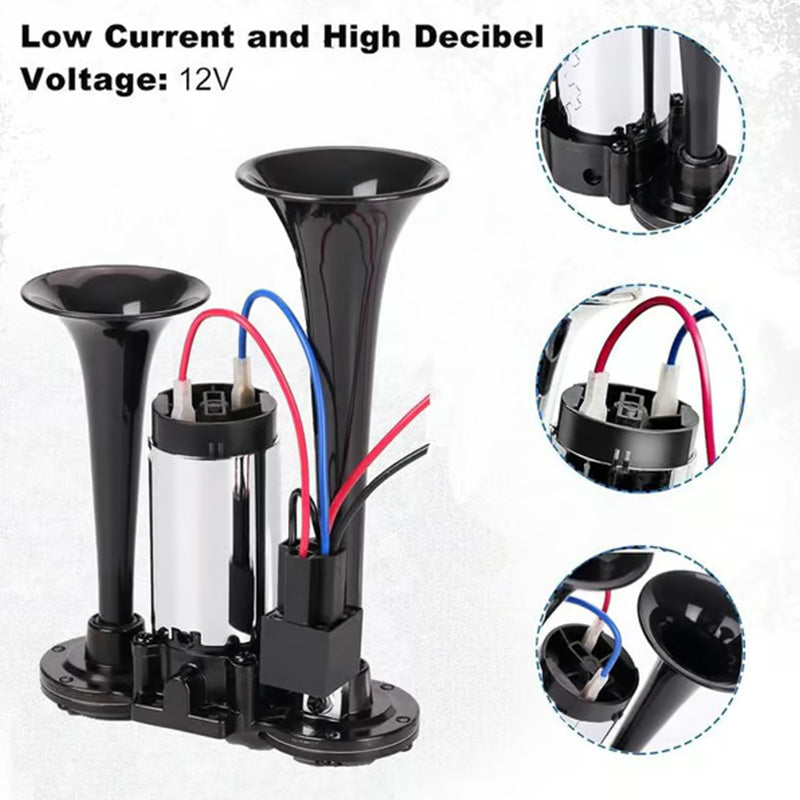 Train air horn product image 4 — black finish and product features