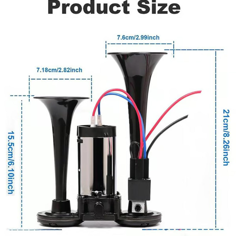 Train air horn product image 8 — black finish and product features