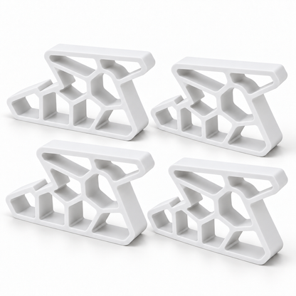 Four complete white silicone window stoppers in the special offer