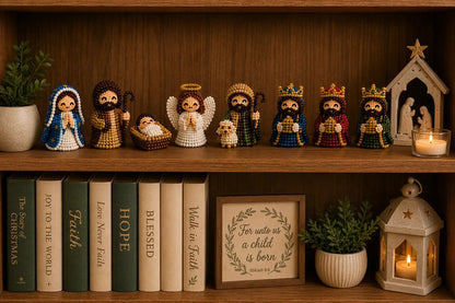 Handmade Christmas Faith Craft Set (8-Piece Set)