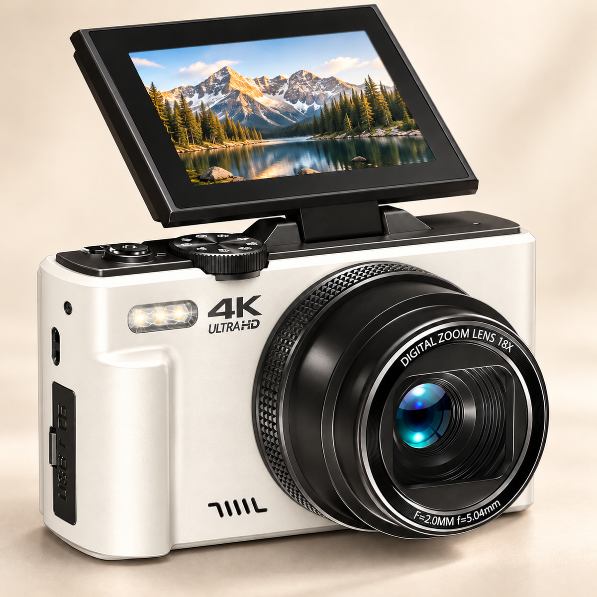 Luma 4K — White, matching premium studio product image