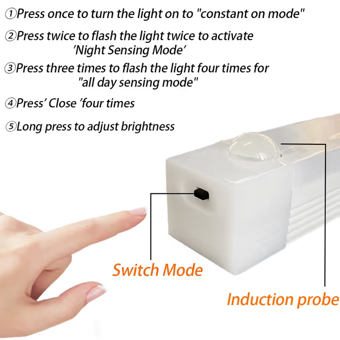 Instant-Attach LED Light with Smart Motion Sensor
