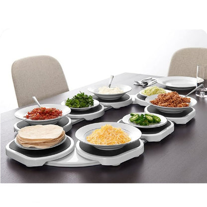 Dining Table Rotating Storage Rack
