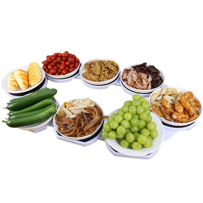 Dining Table Rotating Storage Rack