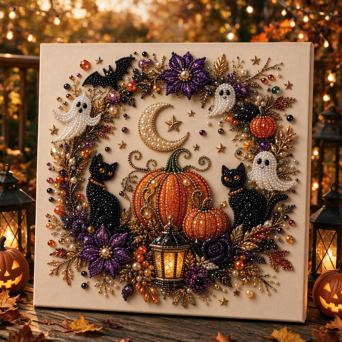 Spooky-Cute Pearl Art Kit (Halloween DIY)
