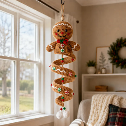 Crochet Spiral Ornament DIY Kit | Step-by-Step Guide 🧶✨
