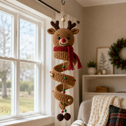Crochet Spiral Ornament DIY Kit | Step-by-Step Guide 🧶✨