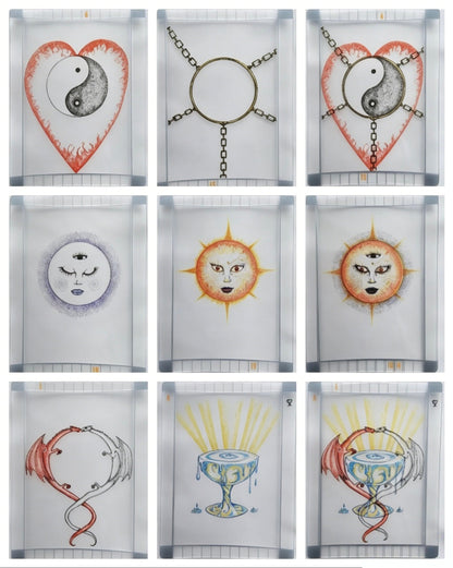 🔮 Mystical Transparent Tarot Collection – Updated 2nd Edition