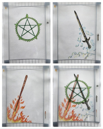 🔮 Mystical Transparent Tarot Collection – Updated 2nd Edition
