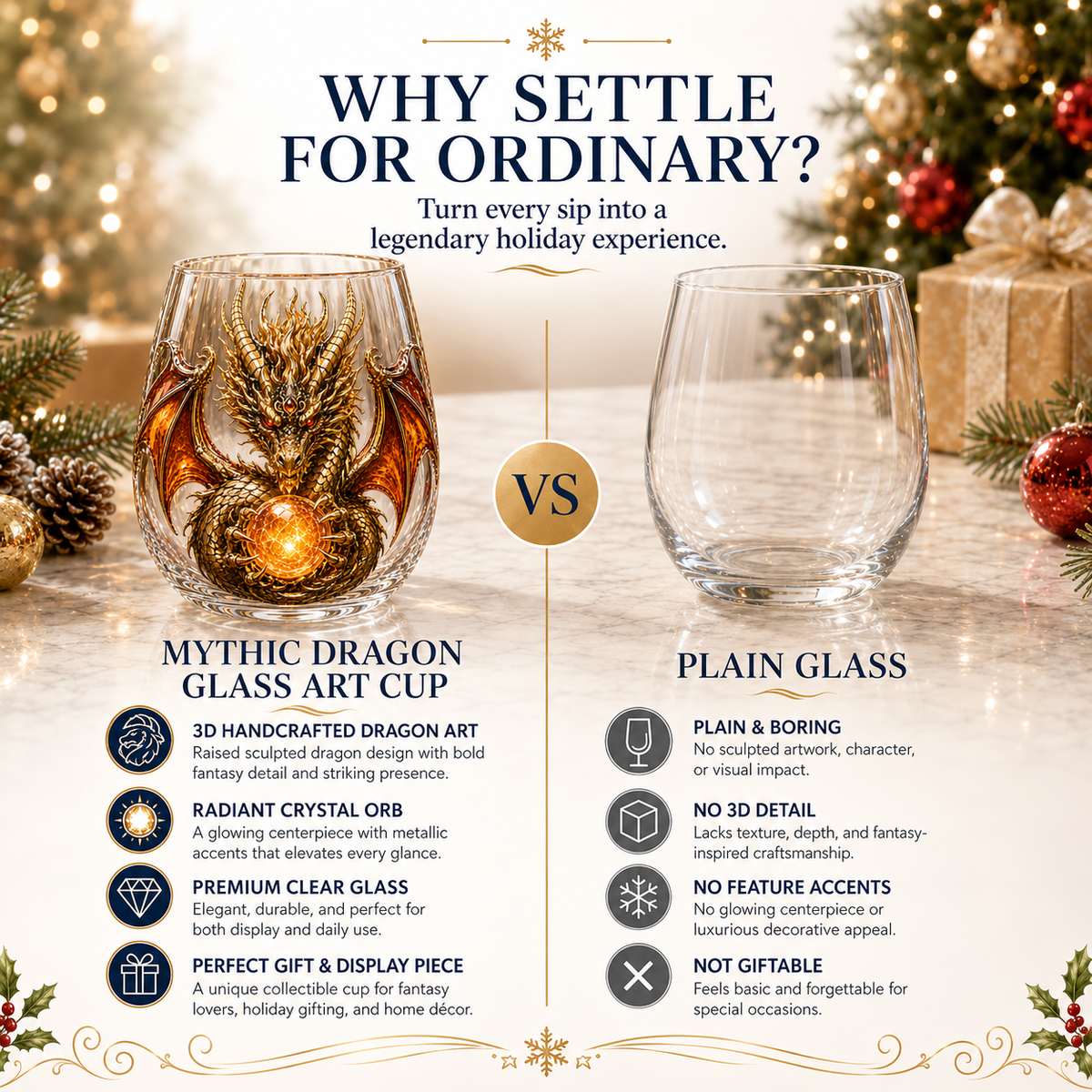 Mythic Dragon Glass — details and display