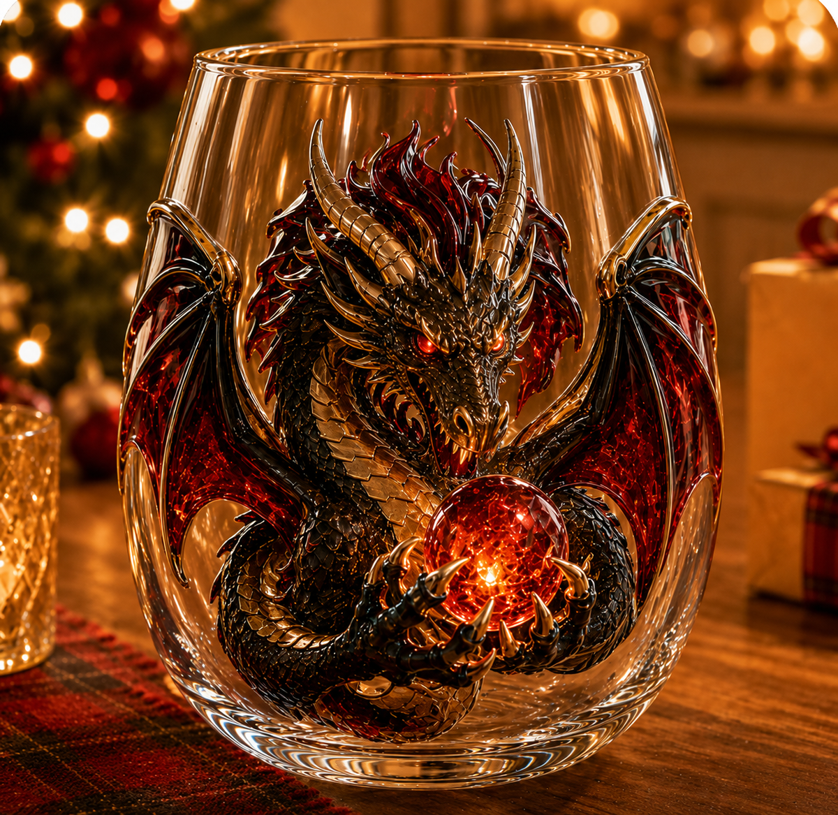 Mythic Dragon Glass — details and display
