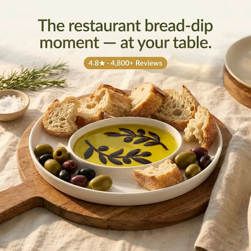 The Olive Oil & Vinegar Dipping Tray