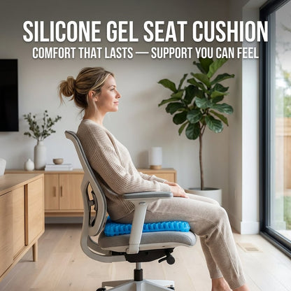 ✨ Ergonomic Silicone Seat Cushion