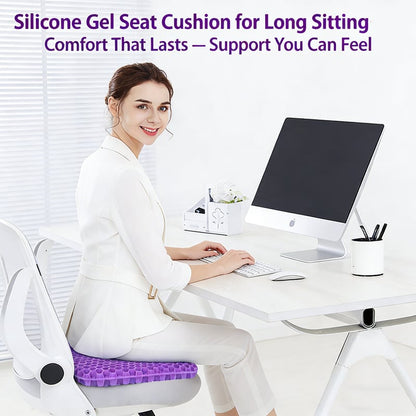 ✨ Ergonomic Silicone Seat Cushion