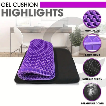 ✨ Ergonomic Silicone Seat Cushion