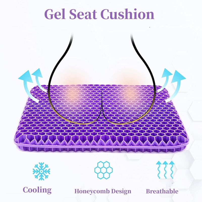 ✨ Ergonomic Silicone Seat Cushion