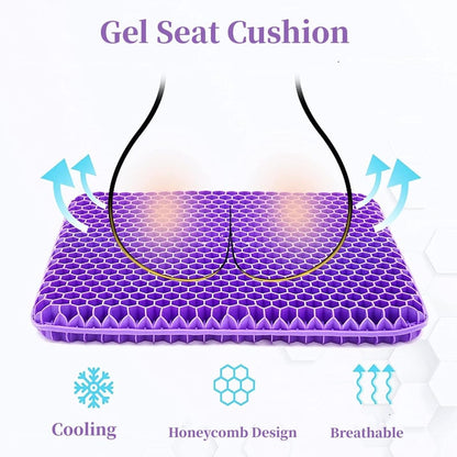 ✨ Ergonomic Silicone Seat Cushion