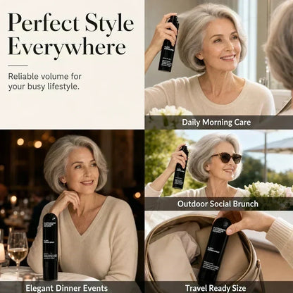 Hair styling spray for daily routines and occasions