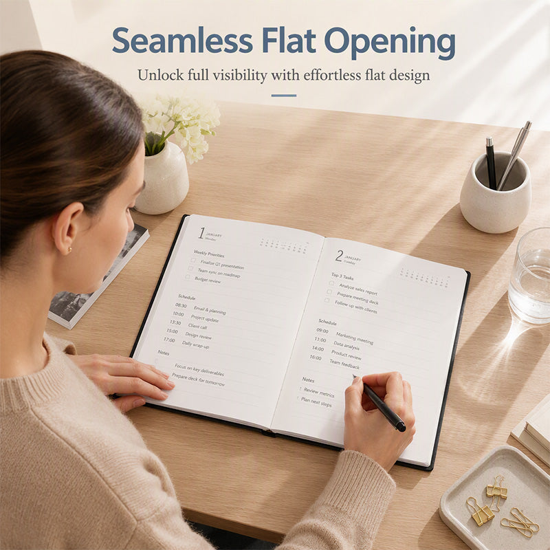 2027 planner — Lay-flat binding