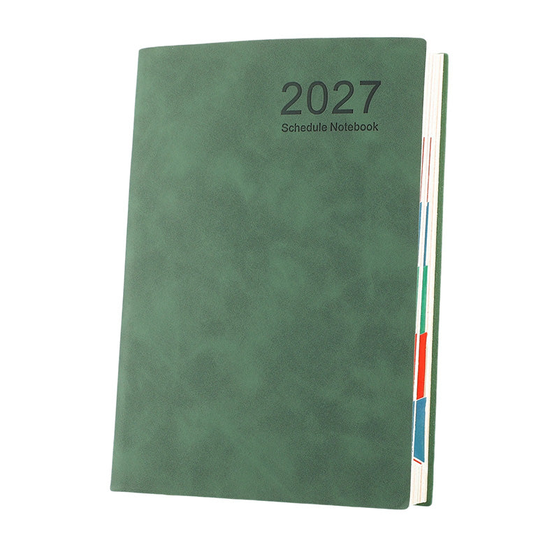 2027 planner Green — Notebook