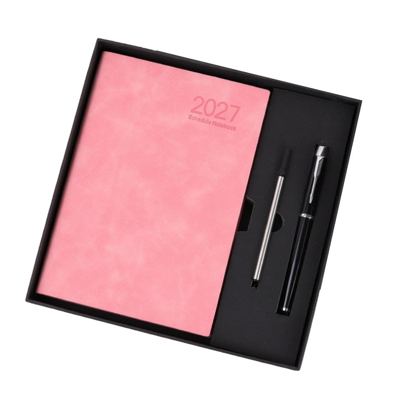 2027 planner Pink — Notebook with Pen