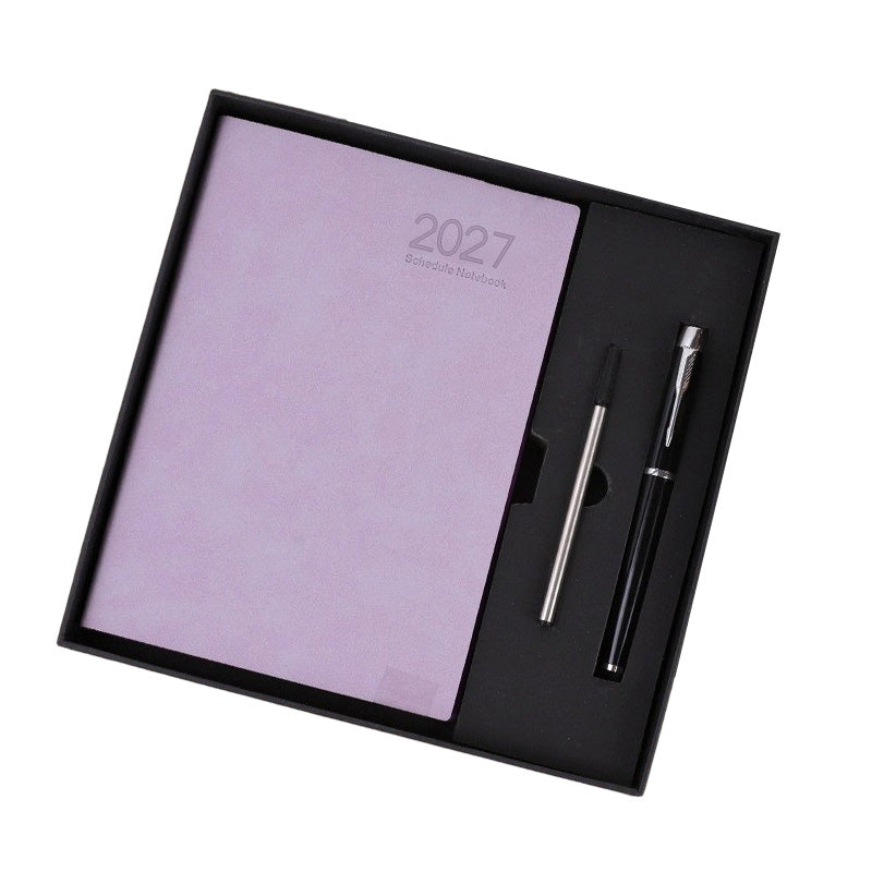 2027 planner Purple — Notebook with Pen