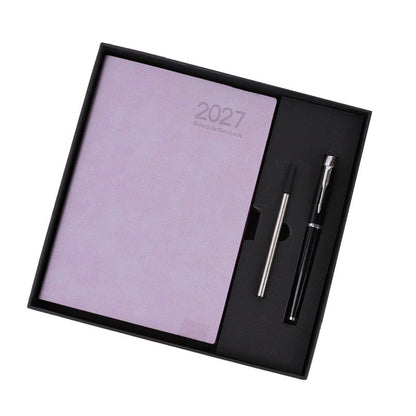 2027 planner Purple — Notebook with Pen