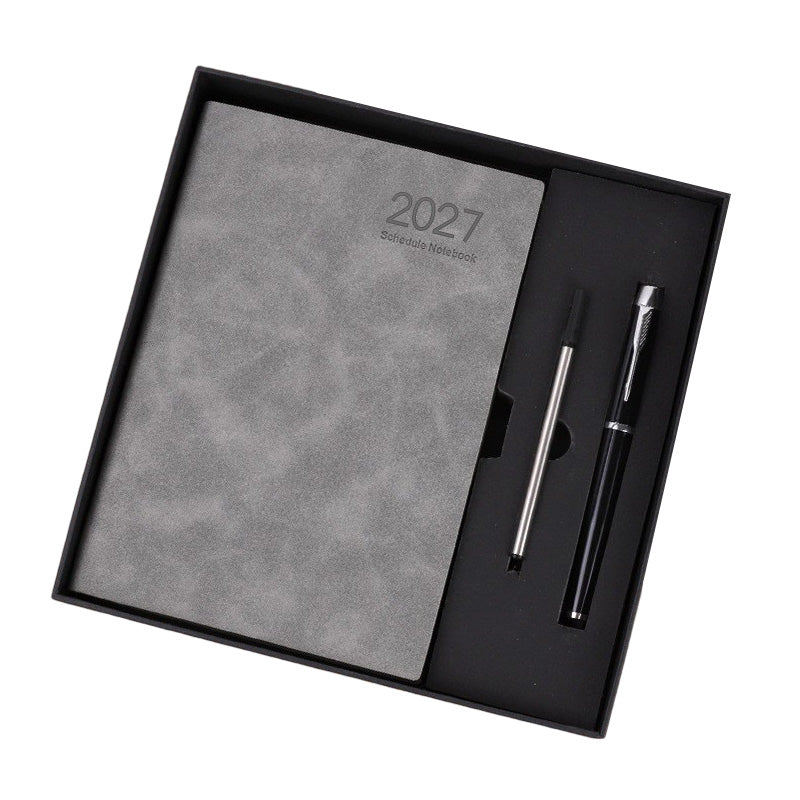 2027 planner Gray — Notebook with Pen