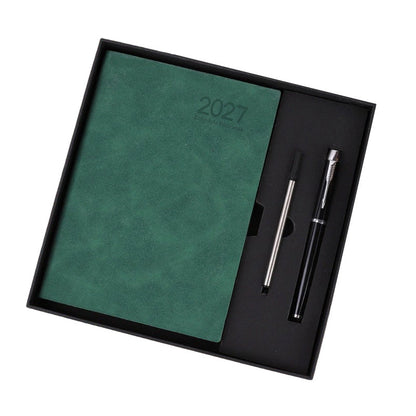 2027 planner Green — Notebook with Pen