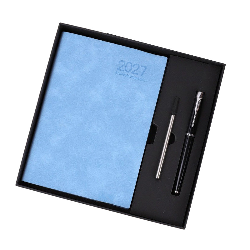 2027 planner Blue — Notebook with Pen