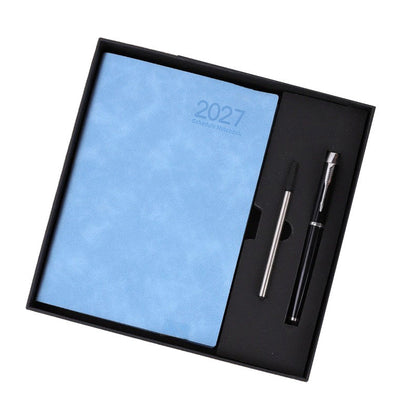 2027 planner Blue — Notebook with Pen