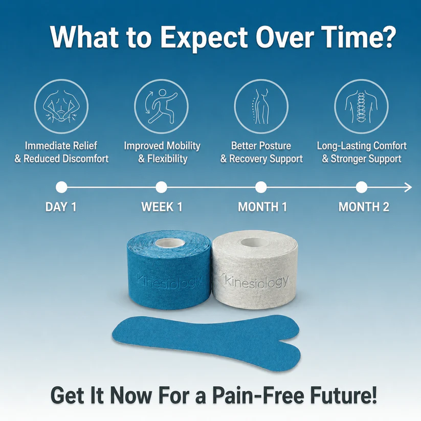 Kinesiology Reduce Shoulder Pain & Knee Tape