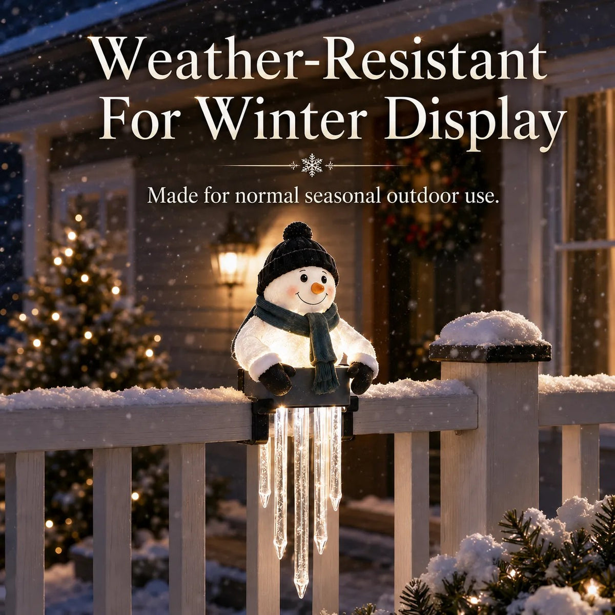 WinterGlow — 🌦️ Weather-Resistant For Winter Display