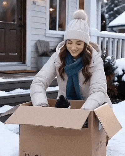 WinterGlow — winter railing display